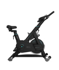 Bicicleta estatica Indoor DrumFit 24000 con volante de inercia de 24 kg resistencia magnética y conectividad APP Kinomap Cecotec