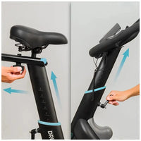 Bicicleta estatica Indoor DrumFit 24000 con volante de inercia de 24 kg resistencia magnética y conectividad APP Kinomap Cecotec