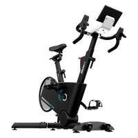 Bicicleta estatica Profesional DrumFit con volante de aluminio de 10 Kg inclinación motorizada y conexión APP Cecotec