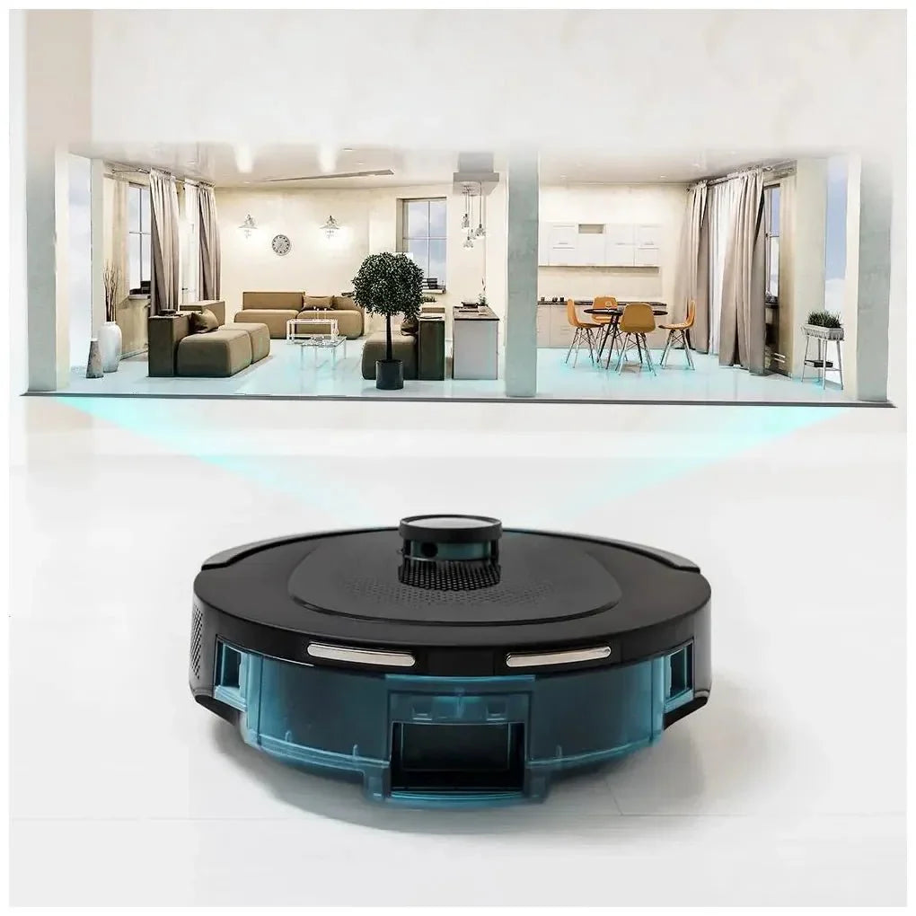 Robot Aspirador 4 en 1 con Navegación Láser y Autovaciado, 4000 Pa de Succión de Cecotec