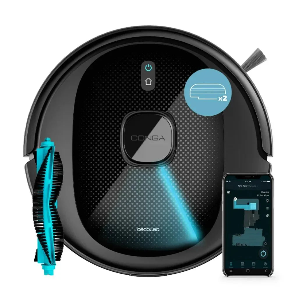 Robot Aspirador 4 en 1 con Navegación Láser y Control Inteligente de Cecotec