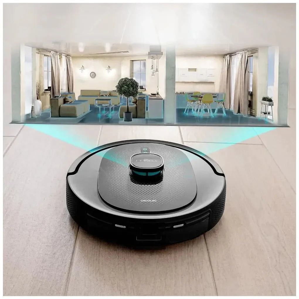 Robot Aspirador 4 en 1 con Navegación Láser y Control Inteligente de Cecotec