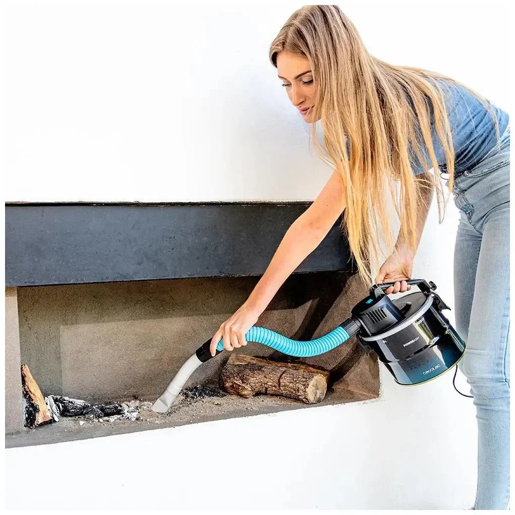 Aspirador de Cenizas Compacto y Potente de 600W para Limpieza Profunda de Cecotec