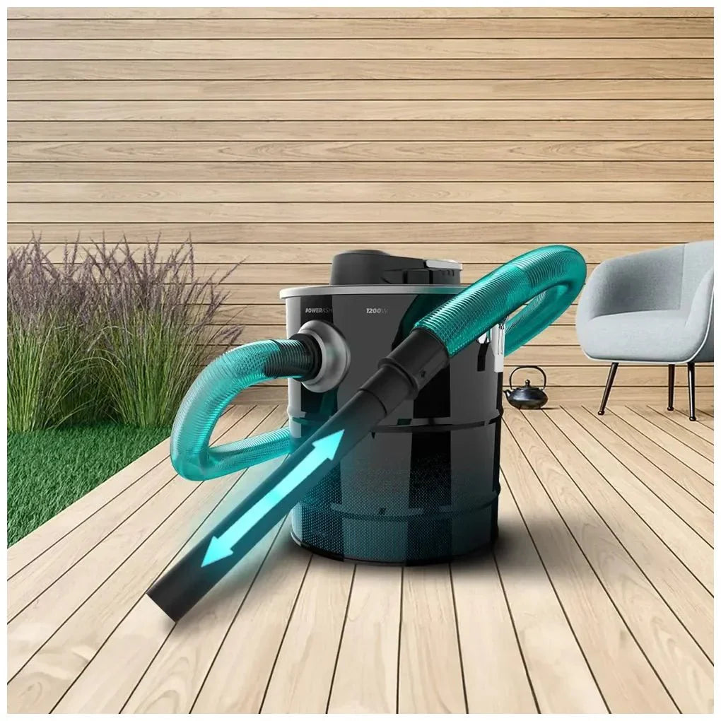 Aspirador de Cenizas 1200W: Limpieza Profunda y Eficiente con Depósito de 20L de Cecotec