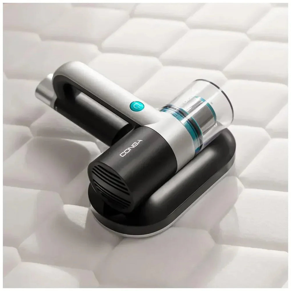 Aspirador Inalámbrico con Luz UV-C para Colchones y Tapicerías, 100W Potencia de Cecotec