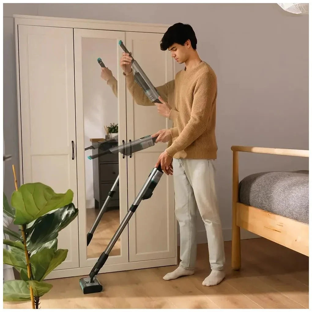 Aspirador Escoba Sin Cable Ultraligero con Potente Succión y Limpieza 360° de Cecotec