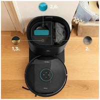 Robot Aspirador y Friegasuelos con Autovaciado y Navegación Láser Precisa de Cecotec