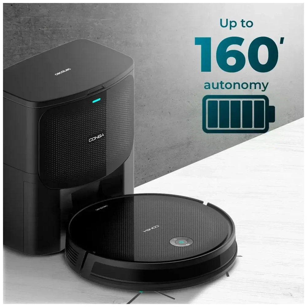 Robot Aspirador 4 en 1 con Autovaciado y Potente Succión para Hogares Impecables de Cecotec