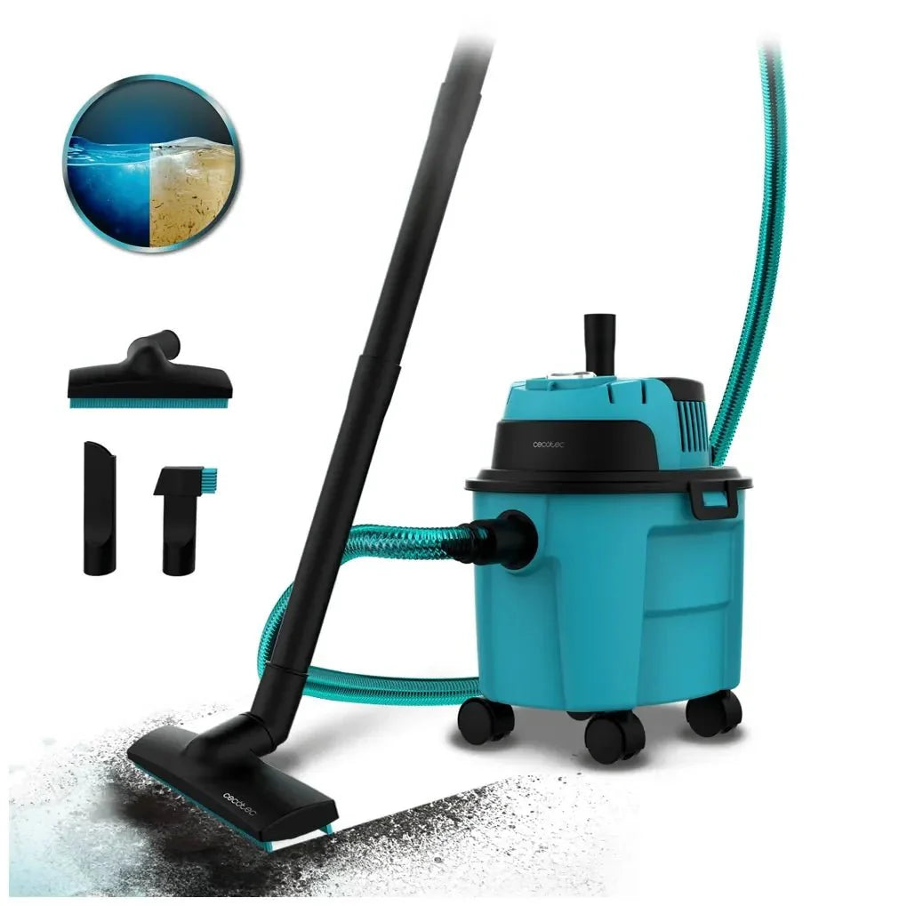 Aspirador Compacto 10L 1000W: Limpieza de Sólidos y Líquidos con Función de Soplado de Cecotec