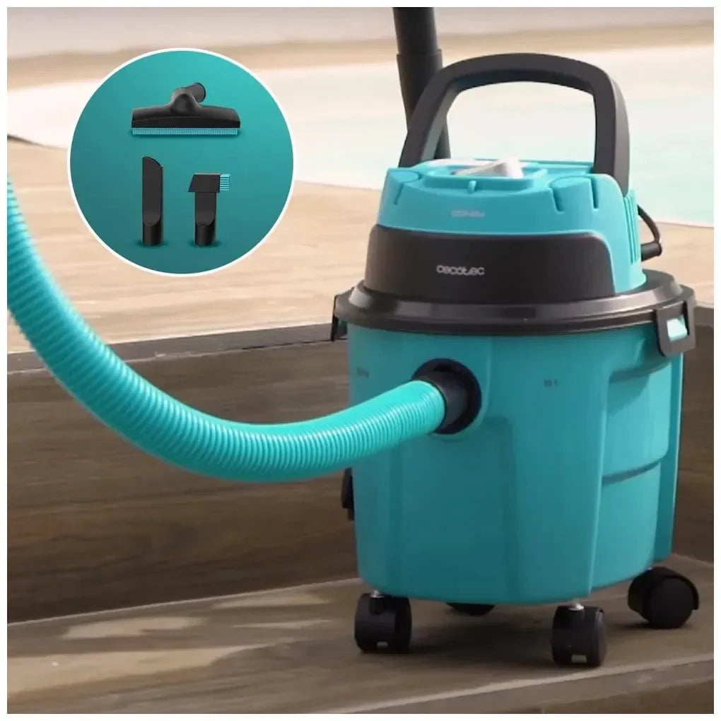 Aspirador Compacto 10L 1000W: Limpieza de Sólidos y Líquidos con Función de Soplado de Cecotec