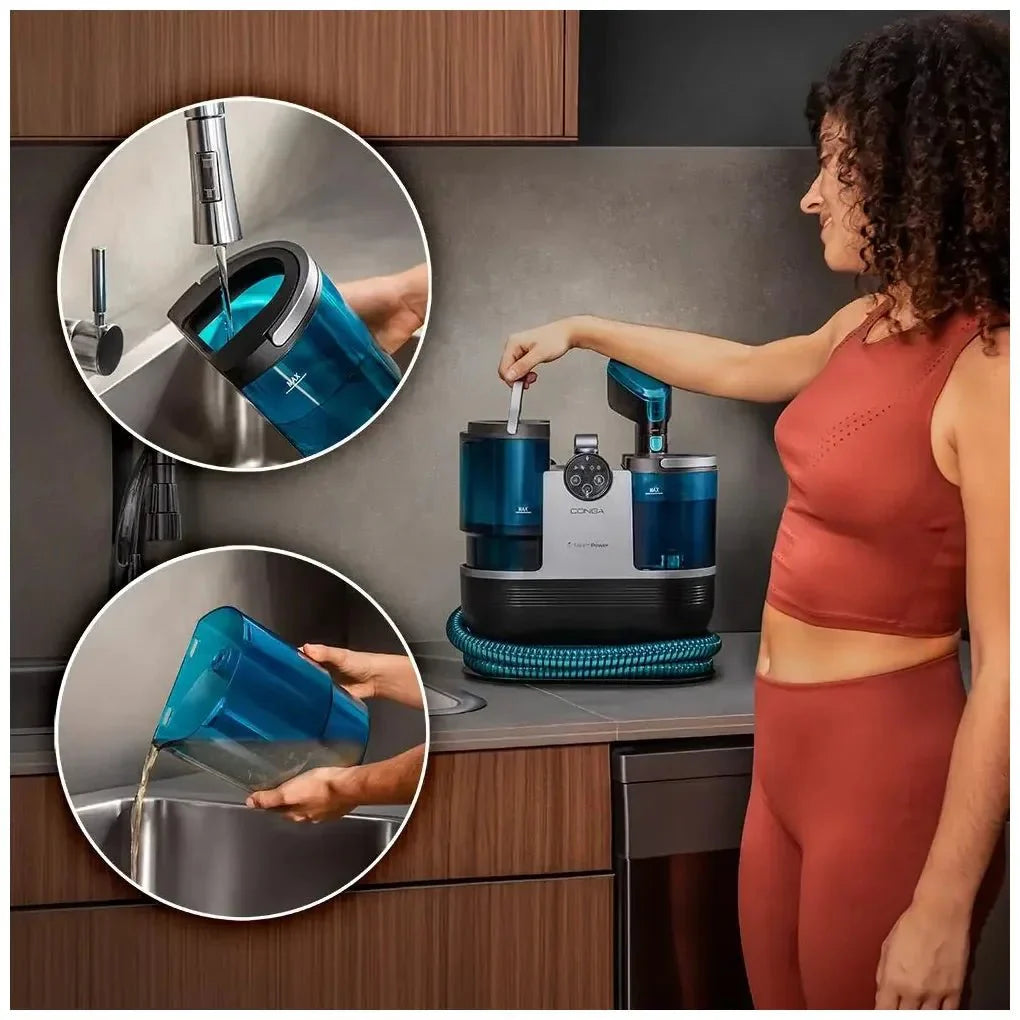 Potente Limpiatapicerías y Ventanas Conga 7000: Eficiencia y Limpieza Impecable de Cecotec