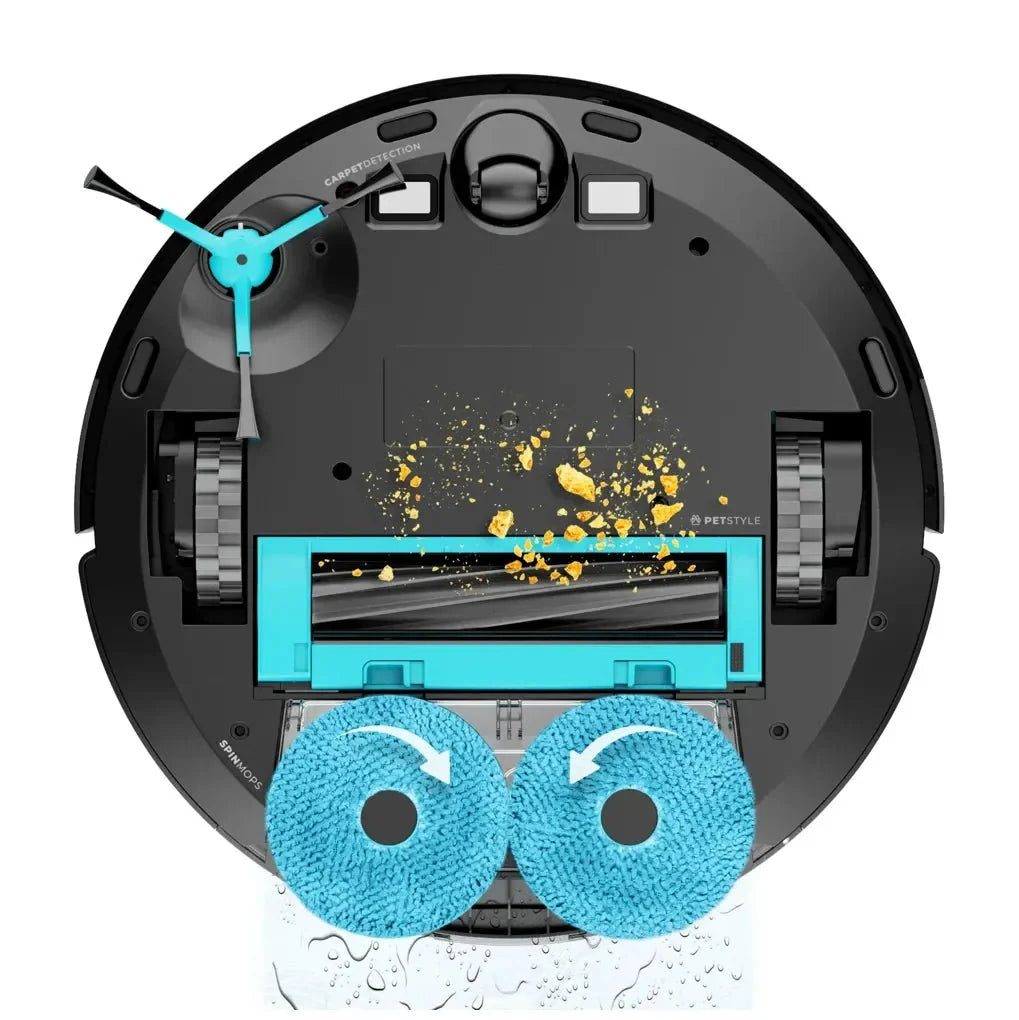 Robot Aspirador 4 en 1 con Navegación Láser y Succión de 10.000 Pa para Mascotas de Cecotec