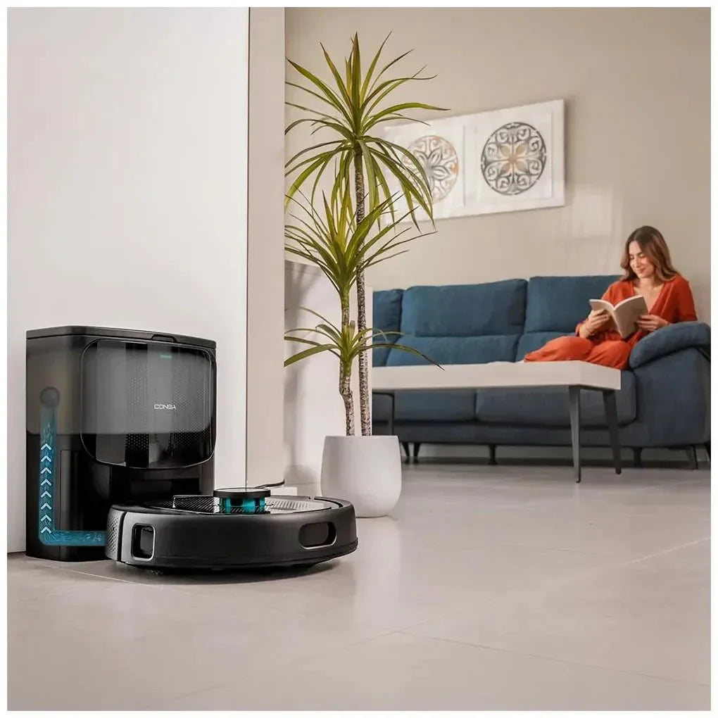 Robot Aspirador 4 en 1 con Succión 10.000 Pa y Navegación Láser para Mascotas de Cecotec