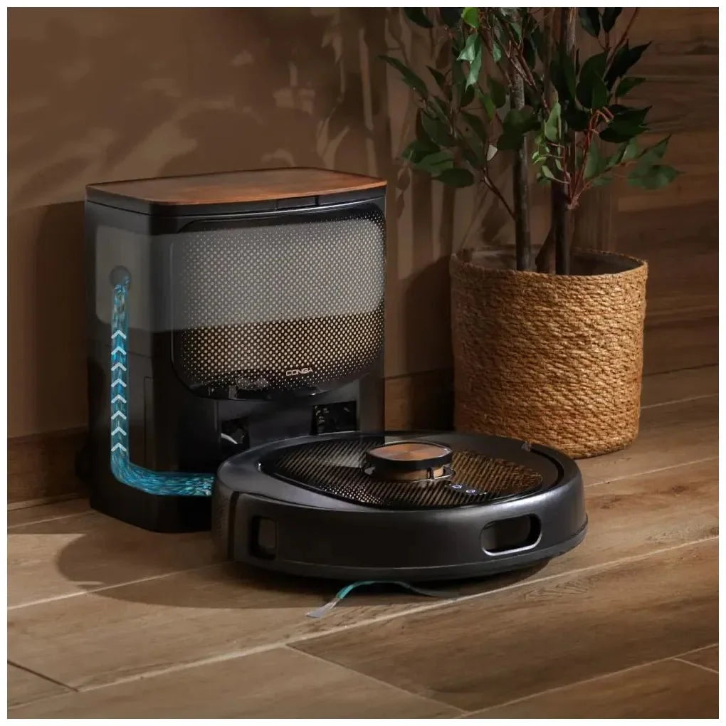 Robot Aspirador Inteligente con IA, Succión 10,000 Pa y Autovaciado de Cecotec
