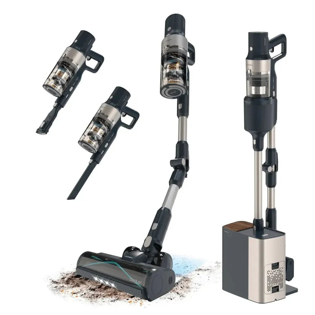 Aspirador Vertical Potente con Autovaciado y Tecnología Avanzada para Hogares de Cecotec