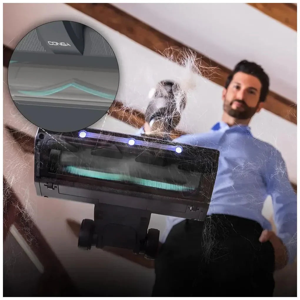 Aspirador Vertical Potente con Autovaciado y Accesorios para Mascotas de Cecotec