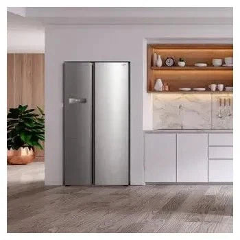 Frigorífico de acero inoxidable con capacidad de 592 litros bolero coolmarket sbs 592 de Cecotec