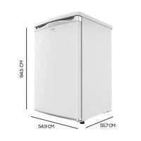 Congelador blanco con una capacidad para 90 litros bolero coolmarket tf 90 de Cecotec