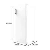 Frigorífico de color blanco con capacidad de 242 litros bolero coolmarket 1d 242 de Cecotec