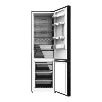 Frigorífico combinado de cristal de 356 l de capacidad bolero coolmarket combi 356 black cristal d de Cecotec