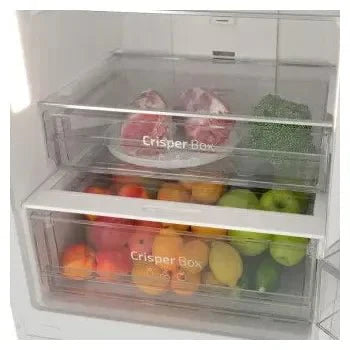Frigorífico combinado de cristal de 356 l de capacidad bolero coolmarket combi 356 black cristal d de Cecotec