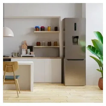 Frigorífico combinado de 322 l de capacidad con dispensador de agua bolero coolmarket combi 322 wd inox d de Cecotec