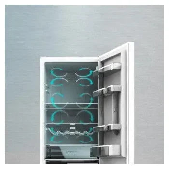 Frigorífico combinado de 322 l de capacidad con dispensador de agua bolero coolmarket combi 322 wd inox d de Cecotec