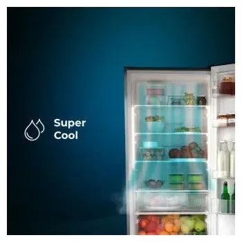 Frigorífico combinado de 322 l de capacidad con dispensador de agua bolero coolmarket combi 322 wd inox d de Cecotec