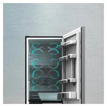 Frigorífico combinado de 322 l de capacidad bolero coolmarket combi 322 dark d de Cecotec