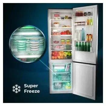 Frigorífico combinado de 322 l de capacidad bolero coolmarket combi 322 dark d de Cecotec
