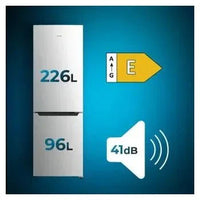 Frigorífico combinado de 322 l de capacidad bolero coolmarket combi 322 inox e de Cecotec