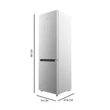 Frigorífico con 250 l de capacidad y tecnología inverter bolero coolmarket combi 250 inox d cecoctec de Cecotec