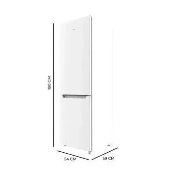 Frigorífico con acabado blanco de 250 l de capacidad bolero coolmarket combi 250 white e de Cecotec