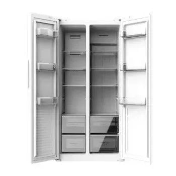 Frigorífico americano con 430 l de capacidad bolero coolmarket sbs 430 white e de Cecotec