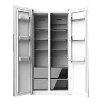 Frigorífico americano con 430 l de capacidad bolero coolmarket sbs 430 inox e de Cecotec