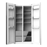 Frigorífico americano con 430 l de capacidad bolero coolmarket sbs 430 dark e de Cecotec
