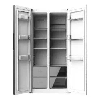 Frigorífico americano con 430 l de capacidad bolero coolmarket sbs 430 dark e de Cecotec