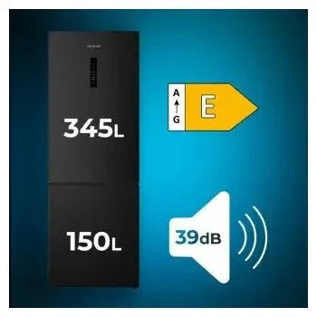 Frigorífico combinado de 495 l de capacidad bolero coolmarket combi 495 dark e de Cecotec