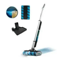 Fregona eléctrica sin cable con doble rodillo y base de autolimpieza freego wash twice spray de Cecotec