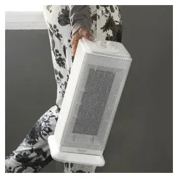 Calefactor de baño cerámico con acabado en color blanco ready warm 6200 ceramic sky de Cecotec