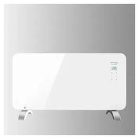 Radiador convector de cristal con pies y wifi de color blanco ready warm 6700 crystal connection de Cecotec