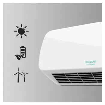 Calefactor eléctrico y cerámico de 2000 w con pantalla digital ready warm 5200 box ceramic de Cecotec