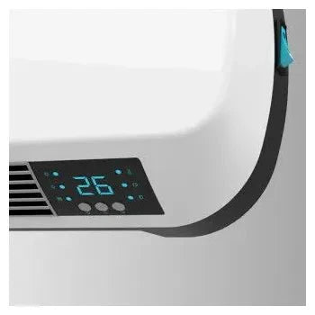 Calefactor eléctrico y cerámico de 2000 w con pantalla digital ready warm 5200 box ceramic de Cecotec