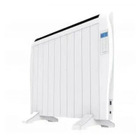Radiador eléctrico con mando a distancia y pantalla led de 8 elementos 1200 w ready warm 1800 thermal de Cecotec