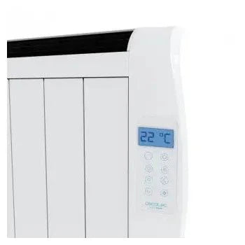 Radiador eléctrico con mando a distancia y pantalla led de 8 elementos 1200 w ready warm 1800 thermal de Cecotec