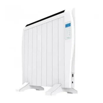 Radiador eléctrico con mando a distancia y pantalla led de 8 elementos 1200 w ready warm 1800 thermal de Cecotec