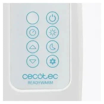 Radiador eléctrico con mando a distancia y pantalla led de 10 elementos 1500 w ready warm 2000 thermal de Cecotec