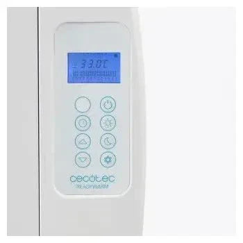 Radiador eléctrico con mando a distancia y pantalla led de 10 elementos 1500 w ready warm 2000 thermal de Cecotec