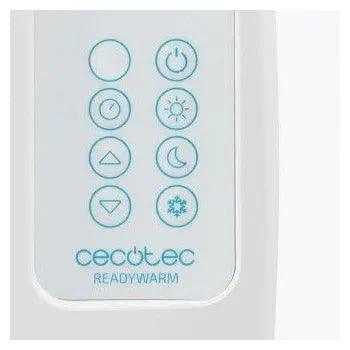 Radiador eléctrico con mando a distancia y pantalla led de 12 elementos 1800 w ready warm 2500 thermal de Cecotec