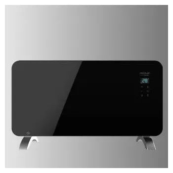 Convector de 1500 w en cristal templado con panel táctil y protección ip24 ready warm 6720 crystal connection de Cecotec